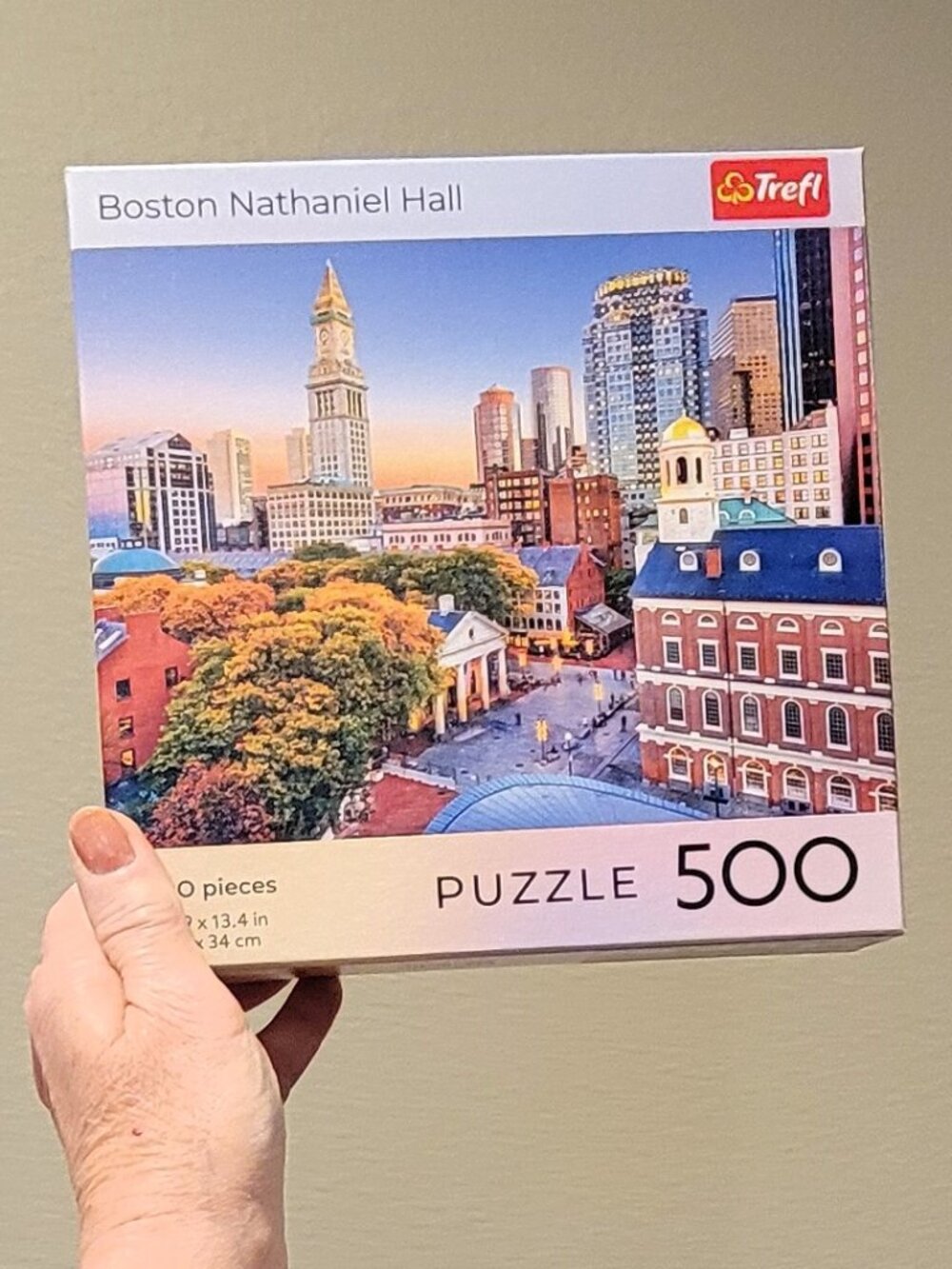 Trefl  BOSTON NATHANIEL HALL Faneuil Jigsaw Puzzle 500 pieces